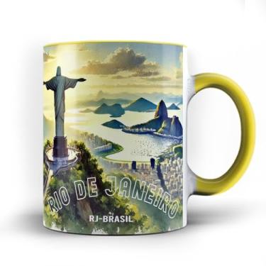 Imagem de Caneca xicara Cidade Rio de Janeiro Brasil 25e (Preta)