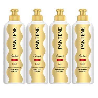 Imagem de Kit 4 Cremes Para Pentear Pantene Cachos Hidra-Vitaminados 240g