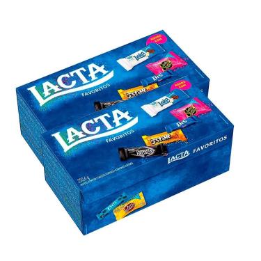 Imagem de Kit 2 Bombons Lacta Favoritos Caixa 250,6g