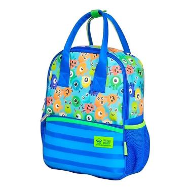 Imagem de Mochila Costas Bolsa Infantil Baby Masculina Monstrinhos