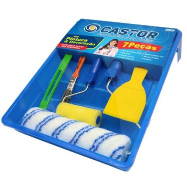 Imagem de Kit pintura e decoração 7 peças - Castor