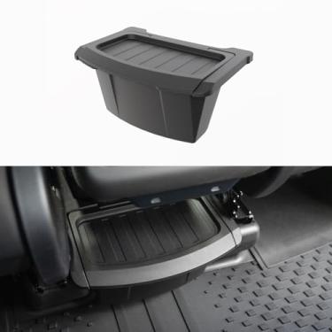 Imagem de TRATHM Organizador de console central traseiro para Tesla 2025 Modelo Y Juniper capa de tampa antiderrapante atualizada, lixeira de carro para acessórios Tesla Model Y