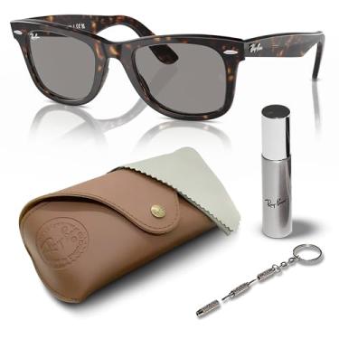 Imagem de Ray-Ban Rb2140 Original Wayfarer Classic Square Shape Óculos De Sol Para Homens E Mulheres - Óculos De Sol Clássicos Atemporais Com Elegância Moderna - Proteção Uv Premium - Óculos De Sol De Grife Par