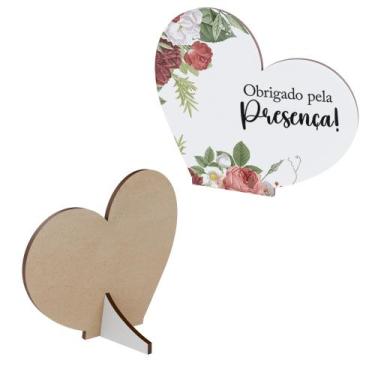 Imagem de Kit 15 Lembrancinhas MDF De Agradecimento Casamento Aniversário - Abst