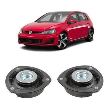 Imagem de Par Coxim Batente Amortecedor Dianteiro Vw Golf 2013 2014 15 - Qualyki