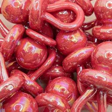 Imagem de Pingente Chupeta Acrílico Pink Irisado 23x47mm 30pçs 240g - Macall