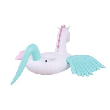 Imagem de Bóia Inflavel Gigante Unicornio Com Asas Uso Adulto Bel Lazer