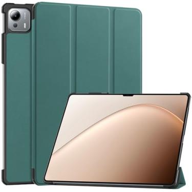 Imagem de Kepuch Custer Capas para Xiaomi Pad 7 Ultra 14",Couro-PU Bolsas Estojos - Verde