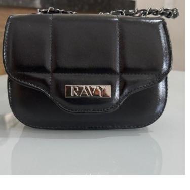 Imagem de Bolsa Feminina Mini Bag Transversal com Alça de Corrente Ideal para Fe