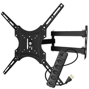 Imagem de Suporte para tv Articulado 14 a 55 led lcd + Filtro de Linha Régua de 
