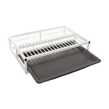 Imagem de Bothyi Bandeja para penico de cachorro para treinamento de cães, comadre de banheiro lavável, suporte para tapete higiênico para cães para noites chuvosas, Branco