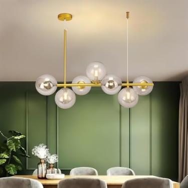 Imagem de 110V-265V, Dourado, Lustre Sala de Jantar, Lustre Sala, Pendente Luminaria de Teto, Luminária de Teto, Lustres e Luminarias para Sala