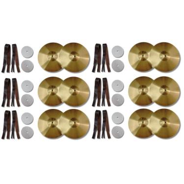 Imagem de Kit 6 Par Prato 14 Marcial C. Ibanez + 6 Par Alça Couro