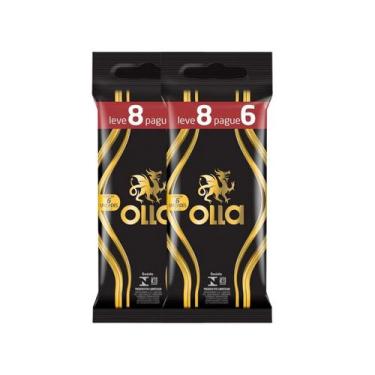 Imagem de Kit 2 Camisinhas Preservativo Lubrificado Olla 8 Unidades