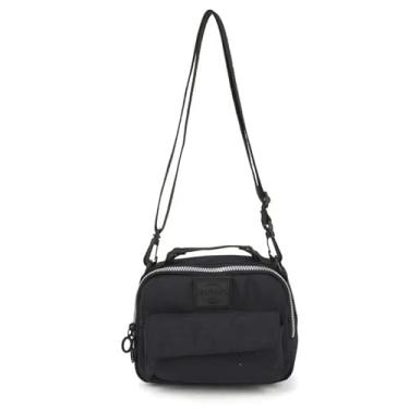 Imagem de Bolsa Feminina Transversal Crinkle Nylon Up4You BE60148UP - Preta | Única