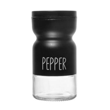 Imagem de Porta condimento sal/pimenta lyor com tampa   220321 metal 120ml, PRET