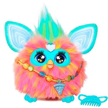 Imagem de Furby Coral, 15 acessórios de moda, brinquedos de pelúcia interativos para meninas e meninos de 6 anos, animatrônico ativado por voz (versão em inglês)