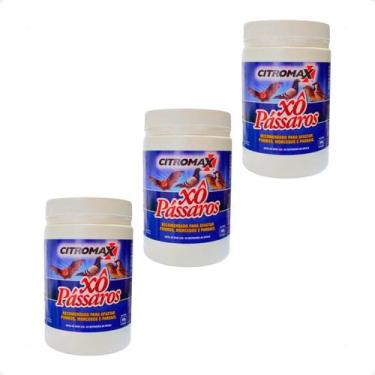 Imagem de Kit 3 Xô Pássaros Citromax Livre de Pássaros - 500g