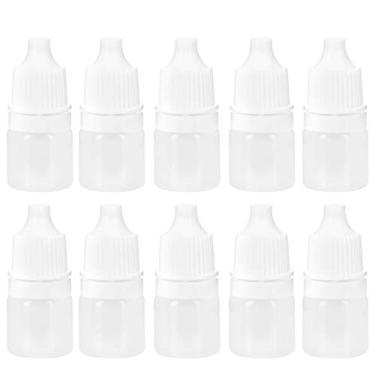 Imagem de Frasco Conta-Gotas de Plástico de 2ml Com 100 Peças, Recipiente Líquido Espremível para Gotas Com Tampa e Design de Rolha, ótimo para óleos Leves, Tinta, Solução Salina