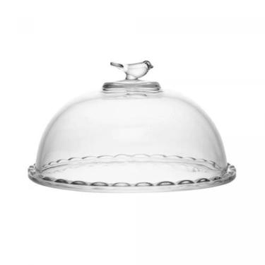 Imagem de Queijeira Bird 20cm com Tampa Cristal Ecológico - Wolff