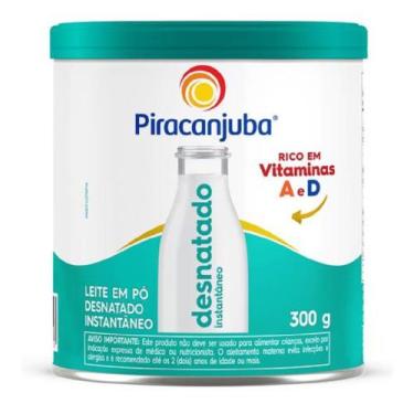Imagem de Leite em Pó Piracanjuba Desnatado Instantâneo 300g