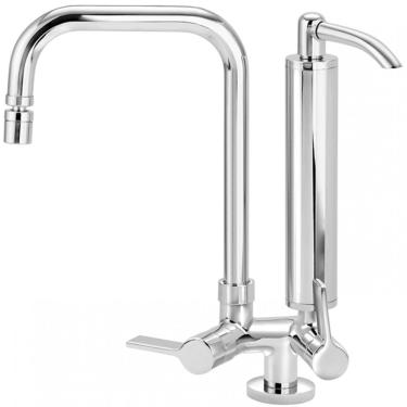 Imagem de Torneira Com Filtro Para Cozinha Clean 1-4 De Volta Bica Móvel C62 Cromada De Mesa - Vtf800cwb - Esteves