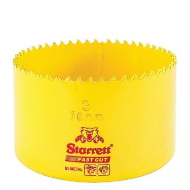 Imagem de Serra Copo Bi Metal 3"" 76mm - Fch0300-g - Starrett Serra Copo Bimetal 3" 76mm Starrett