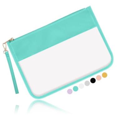 Imagem de Bolsa de cosméticos para maquiagem transparente Iqimott DIY Travel Toi
