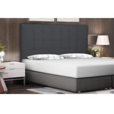 Imagem de Cabeceira Verona Para Cama Box Solteiro 90 cm Suede S04 - D'Rossi - DR