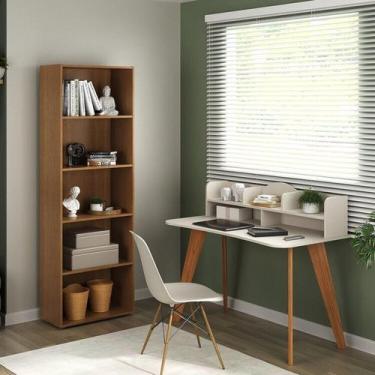 Imagem de Conjunto Escrivaninha Sofia e Estante Multy com Diversos Nicho - Artel
