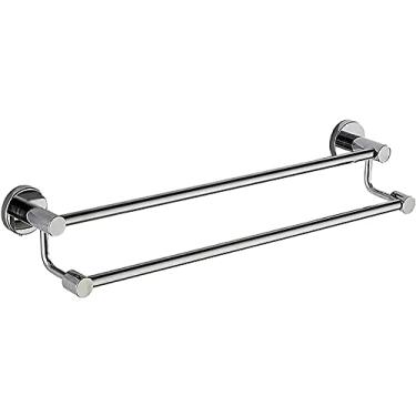 Imagem de Toalheiros, toalheiros, suporte de toalheiro, suporte de toalhas de banheiro, cabide de parede, hangitowel, bar, prateleira de armazenamento/rack duplo/rack duplo/40 cm