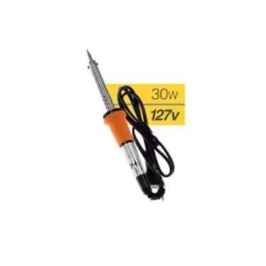 Imagem de Ferro de solda mbtolls 127v 30w laranja - MBTOOLS