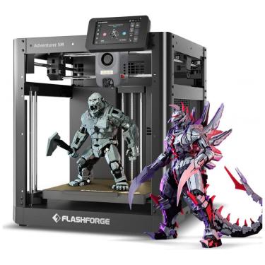 Imagem de Impressora 3D FLASHFORGE AD5M: Calibração Automática em 1 Clique, Impressão Rápida de 600mm/s, Precisão de Alta Velocidade CoreXY em Cada