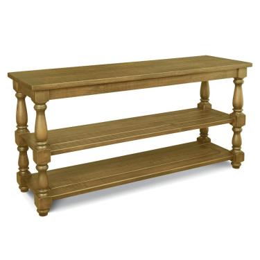 Imagem de Aparador Mesa Console Para Sala de Estar com Prateleiras Fiore 165x48 Oregon - Gran Belo