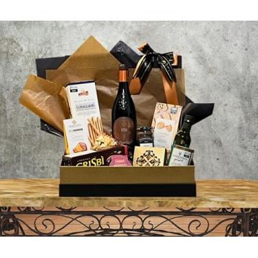 Imagem de Cesta de Presente Luxo Vinho Italiano Amarone Presente Aniversário Comemoração Mulher Mãe Chefe Esposa Namorada Homem Chefe Namorado Pai Corporativo Cliente