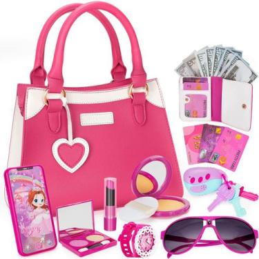 Imagem de Bolsa Officygnet Play para meninas com acessórios de 3 a 8 anos