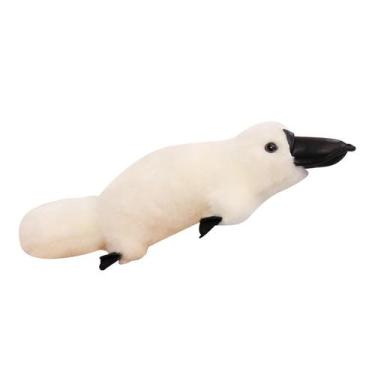 Imagem de Brinquedo de pelúcia Platypus Duck Doll, 35 cm, bicho branco de pelúci