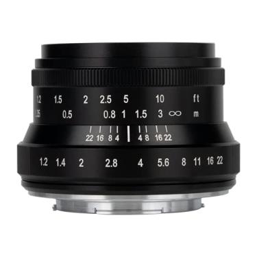 Imagem de 7artisans Lente de abertura grande 35 mm F1.2 Mark II APS-C lente fixa manual para câmera Fujifilm X-Mount mirrorless como X-A1 X-A10 X-A2 X-A3 A-at X-M1 (nova edição)