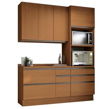 Imagem de Cozinha Modulada 4 Pecas 190 Cm G751 Maxxi Canela Kappesberg Canela
