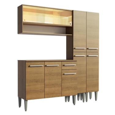 Imagem de Cozinha Compacta Emilly Winter com Armário e Balcão Madesa