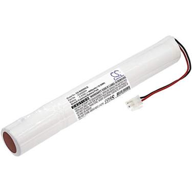 Imagem de Bateria de substituição de iluminação de emergência de 4000 mAh, compatível com Exiway Class, Exiway One, Exiway Plus