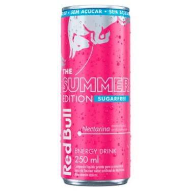 Imagem de Energético Red Bull The Summer Edition Sabor Nectarina Zero Açúcar 250ml