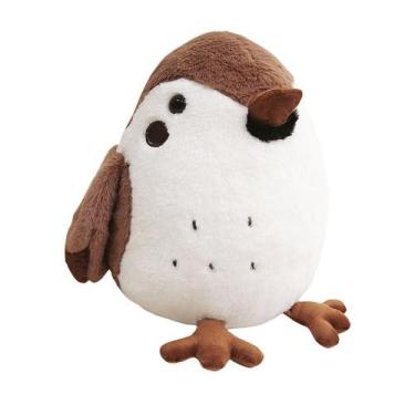Imagem de Brinquedo de pelúcia macio Sparrow Doll, desenho animado, marrom e bra