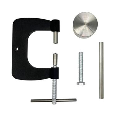 Imagem de Ferramenta de rebites semi tubulares 1/20.3 cm Kit de ferramentas de restauração de janela de ventilação com ferramenta de rebite cilíndrica compatível com Tonka Pinball Vent Colema n Repair