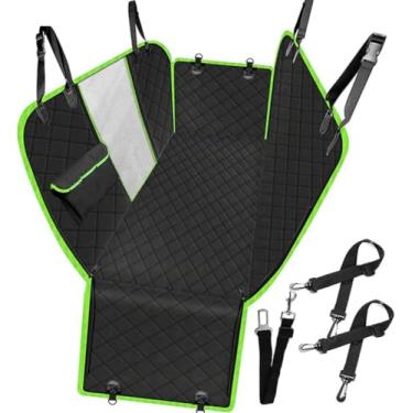 Imagem de Capa Protetora Impermeável para Banco Traseiro de Carro - Tecido Reforçado, Antiderrapante, Dobrável, Universal para Transporte de Pets, Cães e Gatos