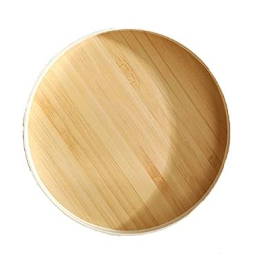 Imagem de Bandeja bandeja de servir bandeja de lanche para chá mesa de café sala de estar cozinha bandeja de servir bandeja de servir (tamanho: A) (uma cor F)