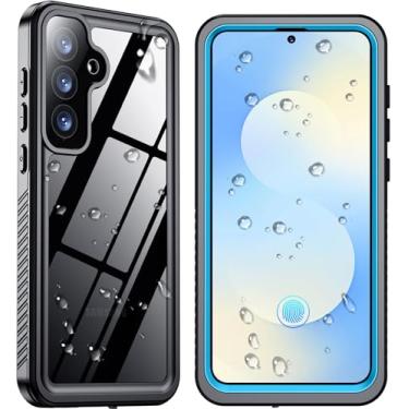 Imagem de SPIDERCASE Projetada para Samsung Galaxy S25 FE à prova d'água, protetor de tela e lente de câmera integrado [IP68 subaquático] [grau militar à prova de choque], capa de telefone com proteção total de