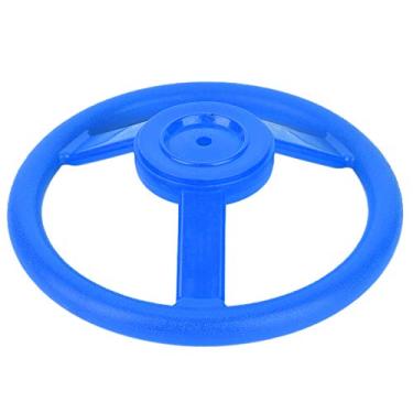 Imagem de Plastic Outdoor Playground Pequeno Volante Brinquedo Swing Set Acessórios para Crianças Jogar área (Azul)
