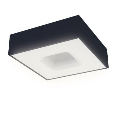 Imagem de Plafon Taschibra Waffle Led Quadrado Bivolt 2700k Luz Quente Bivolt Preto