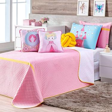 Imagem de Cobre Leito Princess Almofadas 06 Peças